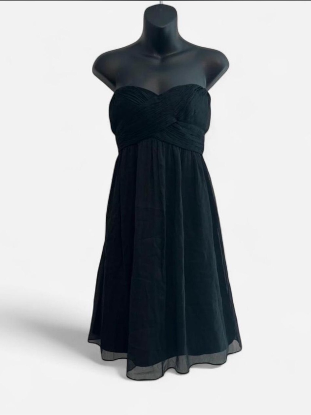 J.Crew 100% Silk Strapless Dress – Size 6